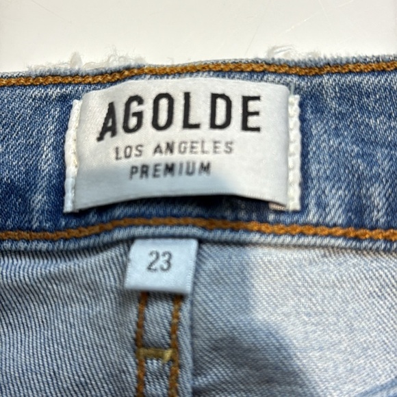 Agolde Sophie High Rise Skinny Crop Jeans in Vertigo Size 23 - Picture 6 of 10